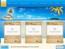 Tablet Screenshot of nosy-be-madagascar.com